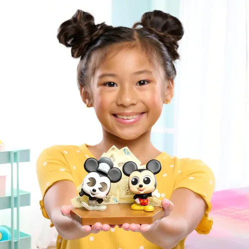 Miniatura 7 de Disney Doorables NUEVA Entrada Principal juego de 2 figuras coleccionables de Mickey Mouse de 3 pulgadas, juguetes oficialmente licenciados