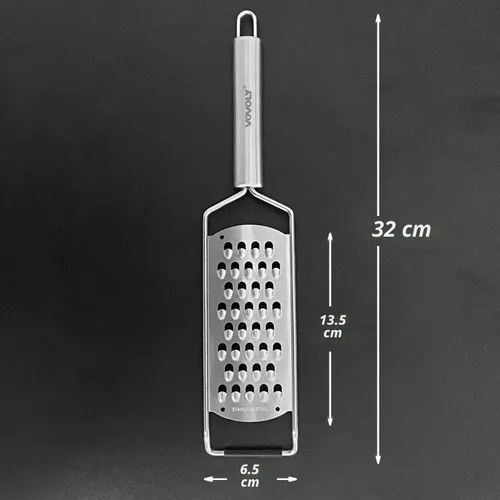 Miniatura 3 de Rallador Zester Profesional Extra Grueso para Papa, Calabacín, Zanahoria, Manzana, Repollo y Queso, Rallador de Cocina con Cuchilla de Acero