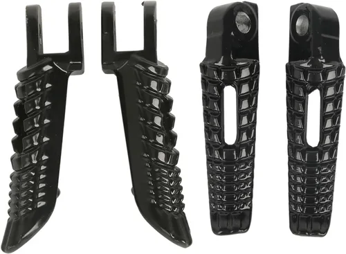 TCT-MOTORPARTS Estriberas para reposapiés trasero delantero negro para Suzuki GSXR1000 2005-2025 GSXR600 750 2006-2025