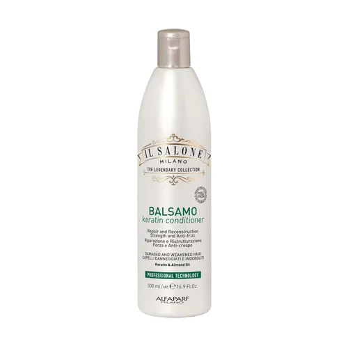 Il Salone Milano Professional Keratin Conditioner for Damaged Hair - Hair Repair - Damaged Hair Treatment - Frizz Control - Smoothing - Hair