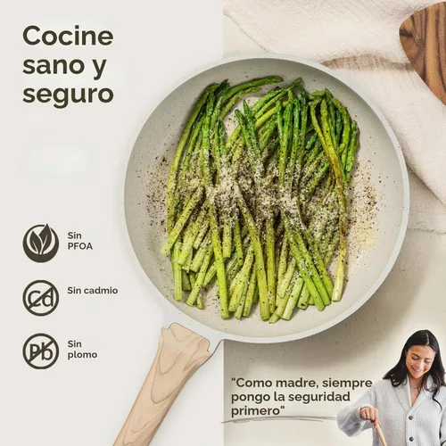Miniatura 3 de CAROTE Juego de ollas y sartenes antiadherentes, juego de utensilios de cocina, juego de cocina antiadherente, utensilios de cocina de inducción