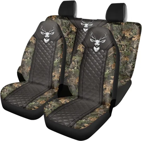 Miniatura 35 de Howilath 250 USA Anniversary - Juego de 4 fundas de asiento de automóvil de ajuste universal para asientos delanteros y traseros para uso en todas