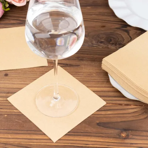 Miniatura 21 de Efavormart - Paquete de 20 servilletas de papel Airlaid suaves de lino de color burdeos, altamente absorbentes, desechables Borgoña