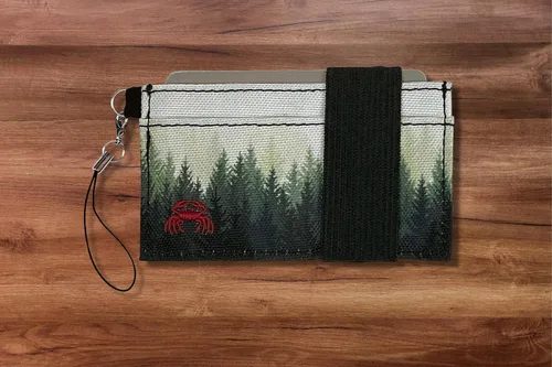 Miniatura 22 de Cartera minimalista fina – Serie Adventure – Lleva tarjetas, efectivo, teléfono, llaves – Se sostiene de forma segura para un fácil acceso – Cartera