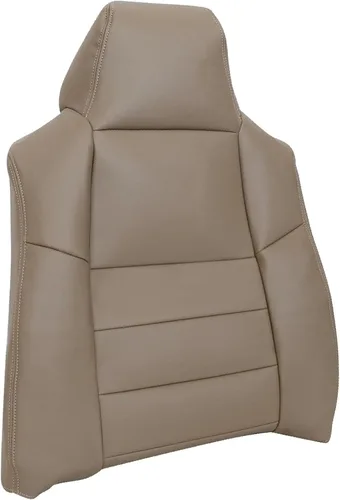 GXARTS Funda de cuero de repuesto para asiento de lado del conductor, color marrón #4H, compatible con Ford Excursion F250 F350 F450 F550 Lariat
