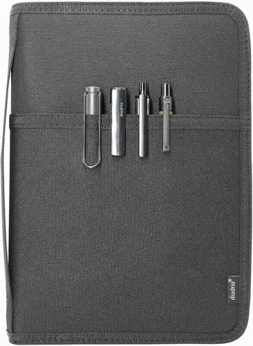 diodrio Cuaderno con tapa de diario con cremallera A5 para Moleskine Cahier LEUCHTTURM Planificadores Cuaderno de bocetos, resistente al agua,