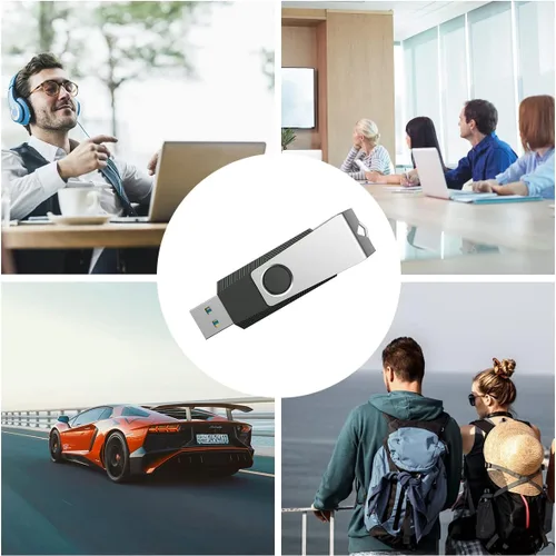 Miniatura 7 de Aiibe Unidad flash USB de 16 GB Memoria USB 3.0 Memoria Stick PenDrive 16GB - Negro