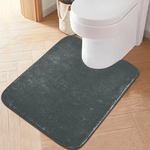 Miniatura 39 de Alfombra de baño amarilla, suave, absorbente, lavable a máquina, juego de alfombras de baño antideslizantes para puerta de baño, dormitorio