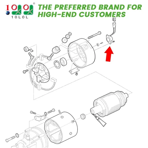 Miniatura 2 de 10L0L Sensor de velocidad de carrito de golf con imán de alta velocidad para modelos eléctricos de 48 V Club Car DS y Precedent 2004 Up, OEM #