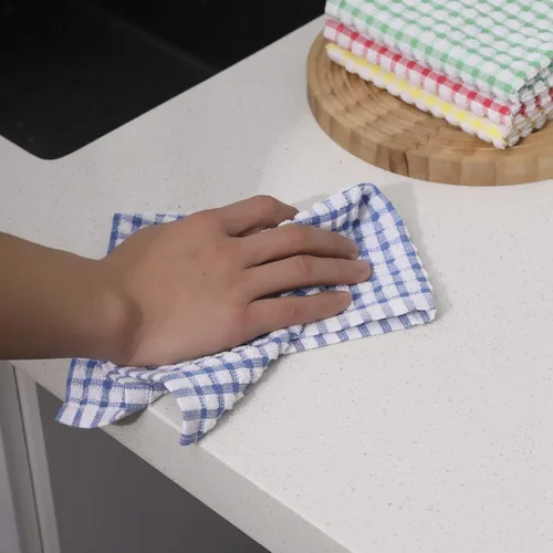 Miniatura 2 de Paños de cocina 12 piezas, trapos absorbentes de algodón a granel, paños de limpieza perfectos para uso doméstico y comercial