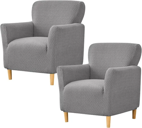 Miniatura 18 de HAOYONG - Funda elástica de terciopelo para silla de banquete, fundas para sillas de 1 pieza, fundas para sillones de sofá, funda suave para sillón