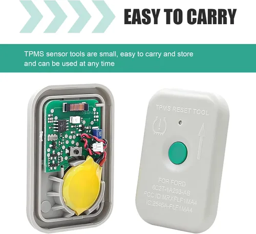 Miniatura 4 de TPMS 19 Restablecimiento de presión de neumáticos, herramienta de programación de sensor de reinicio TPMS, accesorio OEM de repuesto #8C2T-1A203-AB