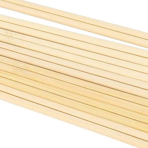 Miniatura 5 de MANCHAP 500 pares de palillos desechables de 8 pulgadas, palillos de bambú de 7.9 in a granel, palillos de madera china para comer, catering, comida