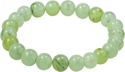 Miniatura 50 de Amazing Gemstone Pulsera de cristal para mujeres y hombres, pulsera de cristal curativo de protección, pulsera elástica con cuentas de piedras