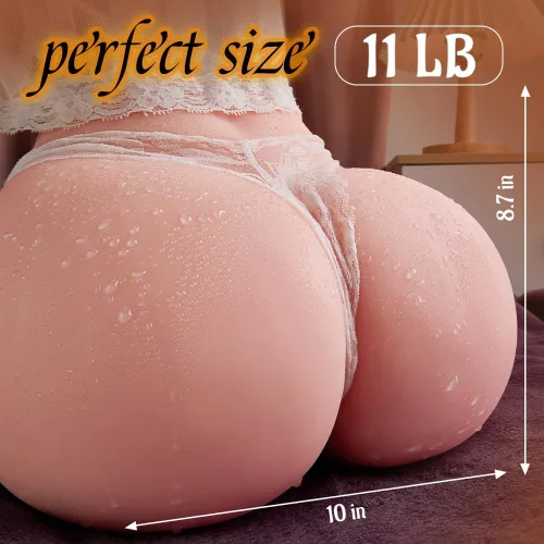 Miniatura 6 de Masturbador masculino realista de 13 libras, juguetes sexuales para hombres, muñeca sexual Goyha con vagina y anal, masturbador de culo de bolsillo