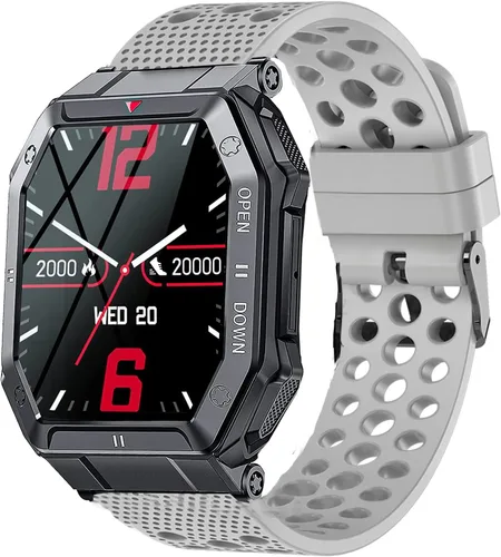 Miniatura 5 de Compatible con EIGIIS K55 Smartwatch Bandas, silicona de repuesto correa deportiva con hebilla de metal compatible con KOSPET TANK T1 PRO/EIGIIS K22
