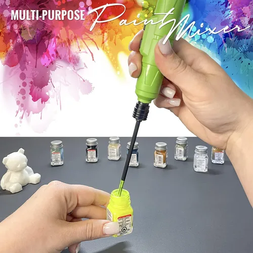 Miniatura 9 de Pixiss Mezclador de resina de alta calidad, mezclador epoxi recargable de mano, mezclador de resina epoxi Pro, agitador de resina para resina