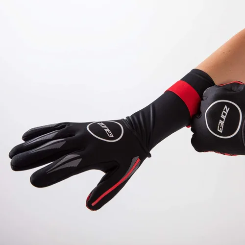 Miniatura 2 de ZONE3 Guantes de natación de neopreno Negro/Plateado Reflectante