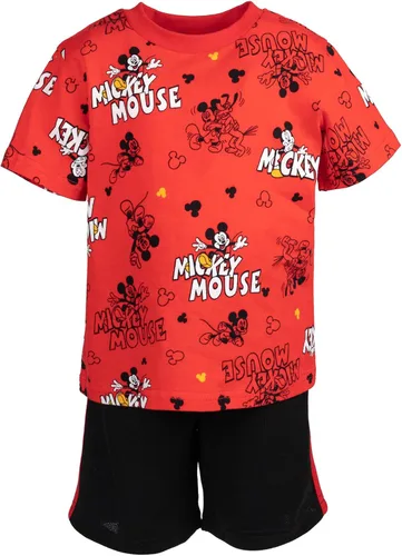 Miniatura 5 de Disney- Camisa de manga corta y pantalones cortos de malla de Mickey Mouse
