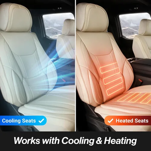 Miniatura 5 de Coverland Fundas de asiento de automóvil personalizadas compatibles con BMW X1 2013-2025, funda de asiento impermeable de espuma viscoelástica