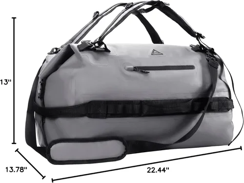 Miniatura 8 de Haimont Mochila Duffel Grande Impermeable con Parte Superior Enrollable, Bolsa Duffel Seca de Servicio Pesado para Navegación, Viajes, Camping