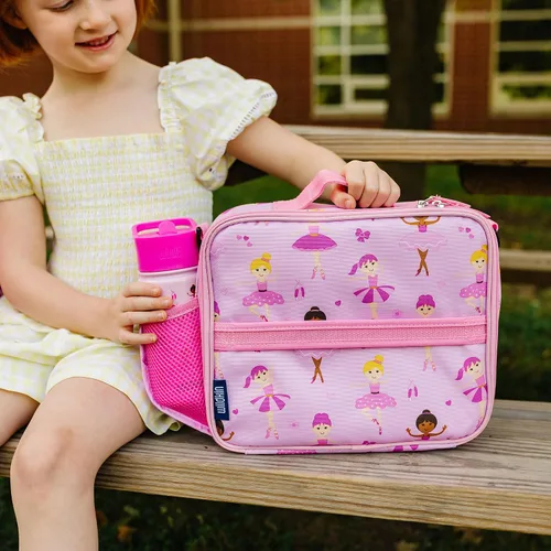 Miniatura 5 de Wildkin Kids - Botella de agua de acero inoxidable de 14 onzas para niños – Sin BPA, a prueba de fugas, aislada, fácil de limpiar - Ballerina
