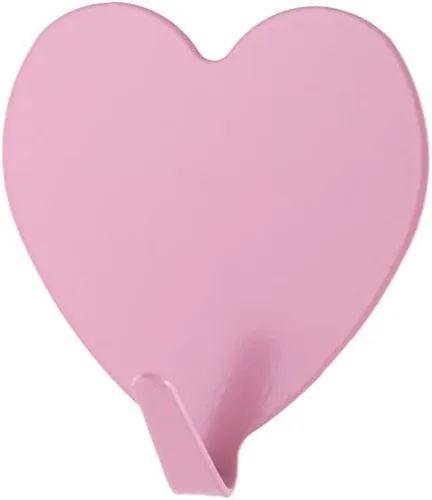 Miniatura 16 de Gancho de pared autoadhesivo en forma de corazón, gancho para puerta, ganchos decorativos fuertes de acero inoxidable para cocina y baño