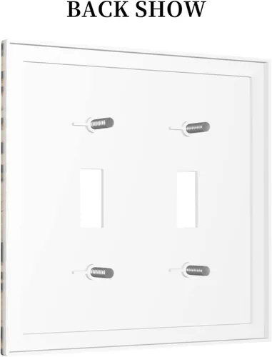 Miniatura 116 de Placa de Interruptor de Luz Azul de 1 Gang, Placa de Pared Decorativa de Palanca Individual, Cubierta de Placa de Pared de Palanca, Placa Frontal