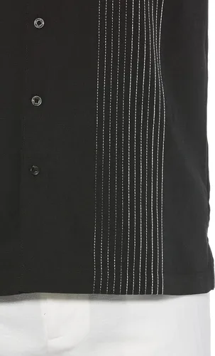 Miniatura 6 de Cubavera Camisa Dobby de manga corta con botones para hombre (talla S - 5X grande y alto)