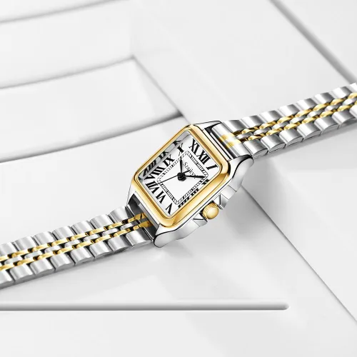 Miniatura 4 de Classic Relojes cuadrados de mujer con números romanos, de vestir, informal