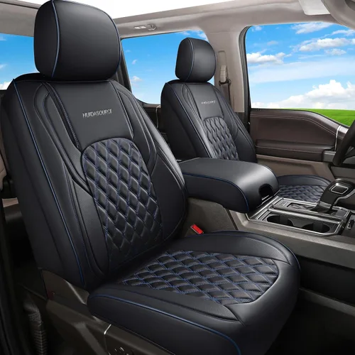 Miniatura 13 de Huidasource Fundas de asiento para Chevy Silverado 1500, fundas de asiento Silverado, GMC Sierra Pickup 1500 2007-2013 y 2019-2025, 2500HD 3500HD