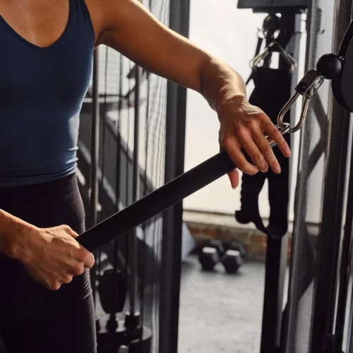 Miniatura 5 de CENTR Kit de accesorios para máquina de cables para gimnasios en casa y entrenadores funcionales - Accesorio de jalón dorsal LAT, cuerda de tríceps