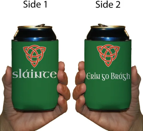 Miniatura 9 de VictoryStore Enfriadores de latas y bebidas, enfriadores de latas del día de San Patricio, enfriadores de latas irlandeses, frases irlandesas, juego