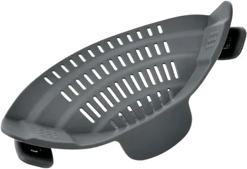 Colador de cocina de silicona Clip Pan Drenaje Rack Tazón Embudo Arroz Pasta Lavado Vegetal Compatible con Thermomix TM5/TM6 Accesorios
