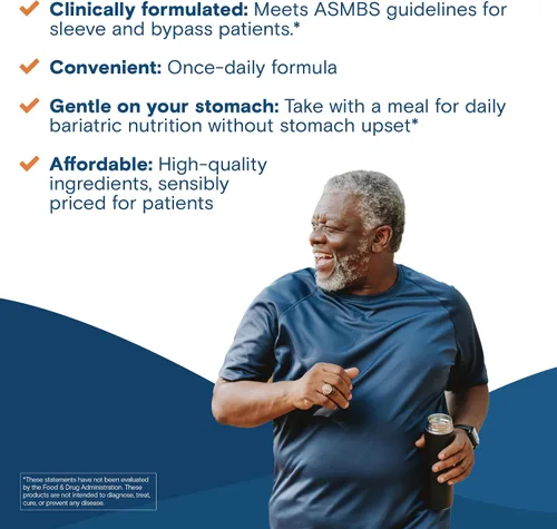 Miniatura 6 de Bariatric Fusion Multivitamínico bariátrico One Per Day con hierro para hombres con vitaminas de apoyo para la próstata y el corazón* Bypass