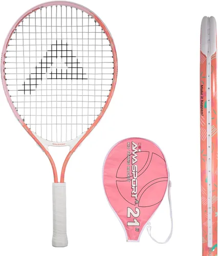 Miniatura 31 de AMA SPORT Raqueta de tenis para niños pequeños, kit de iniciación de raqueta de tenis de 17 a 25 pulgadas para niñas y niños con bolsa de nailon