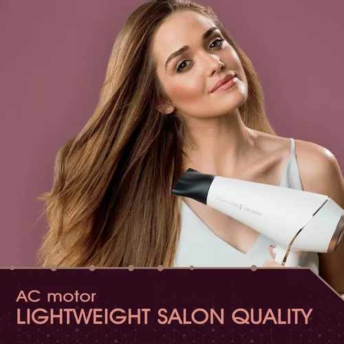 Miniatura 5 de Secadora de cabello Remington Pro Series AC9140P T, Studio Thermaluxe, con cable que no se enreda, más concentrador y clips de seccionamiento