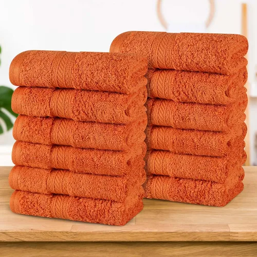 Miniatura 80 de Superior Juego de 2 toallas de baño de fibra larga 100% algodón peinado de 27.64 oz/m², para baño, ducha, cocina, súper suave, afelpado, altamente