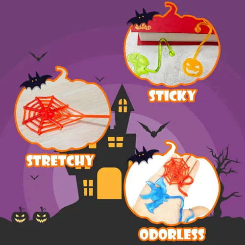 Miniatura 5 de 30 golosinas de Halloween sin dulces para niños, manos pegajosas, regalos de fiesta, bolsas de golosinas para niños pequeños, bolsas de dulce