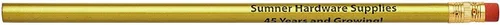 Miniatura 2 de Pencil Guy Lápices redondos impresos personalizados promocionales de oro.-500 por caja. ¡19 color(es) para elegir!