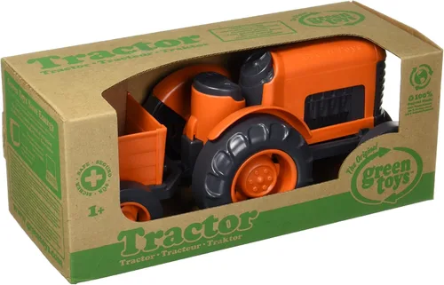 Miniatura 3 de Green Toys Tractor - CB, Naranja