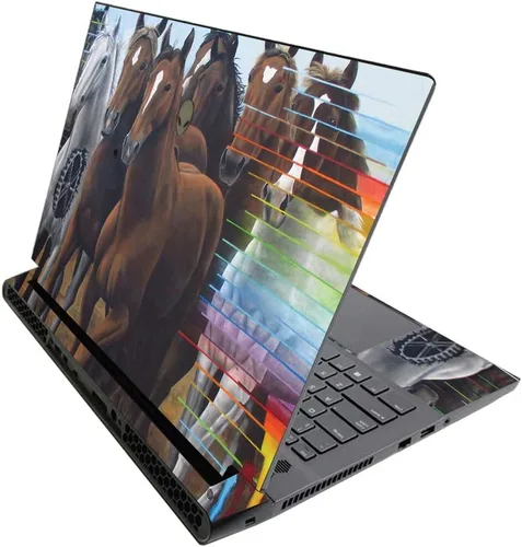 Miniatura 183 de MightySkins - Skin brillante con purpurina para Alienware M17 R3 (2020) y M17 R4 (2021) - Diversión de los años 90 Acabado duradero con purpurina