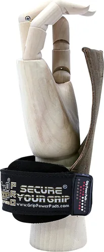 Miniatura 7 de Lifting Grips PRO Guantes de Peso de Servicio Pesado Correas de Barra de Gimnásticos Alternativa a Ganchos de Potencia Peso Muerto Muñequera Piel