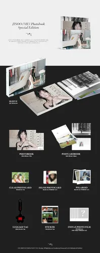 Miniatura 2 de BLACKPINK Jisoo ME PHOTOBOOK Edición Especial Funda+Photobook+Libro postal+Tarjeta fotográfica transparente+tarjeta fotográfica