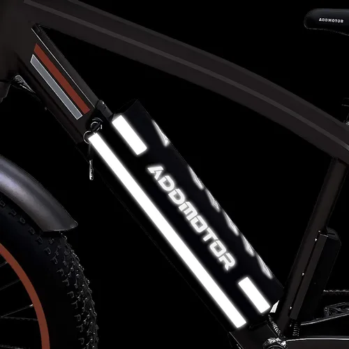 Miniatura 3 de ADDMOTOR Almohadilla de protección de batería de nailon, protector de marco de bicicleta de ciclismo, cubierta protectora reflectante