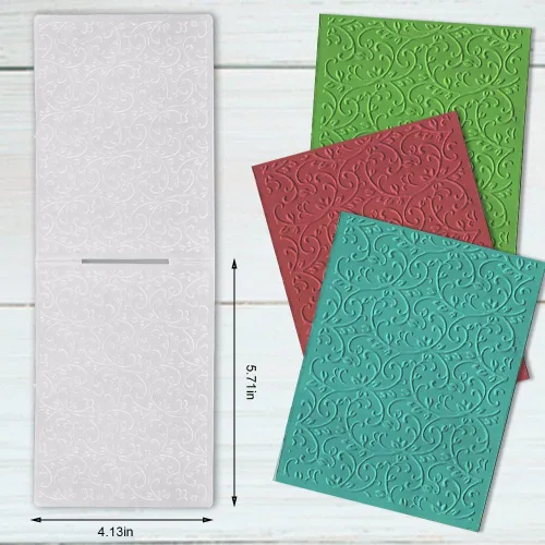 Miniatura 2 de Carpetas en relieve de flores de encaje para hacer tarjetas, fondo de marco de flores, plantilla de plástico para bricolaje, álbum de fotos, papel