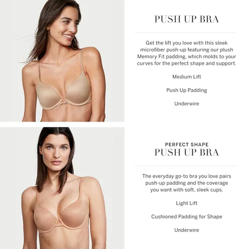 Miniatura 5 de Victoria's Secret Women's Body by Victoria Full Coverage Push Up Bra, Bras for Women (32A-38DDD)