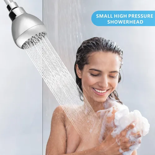 Miniatura 7 de Paquete de 10 cabezales de ducha de alta presión, potente cabezal de ducha que aumenta la presión del baño, reemplazo universal perfecto para Cromado