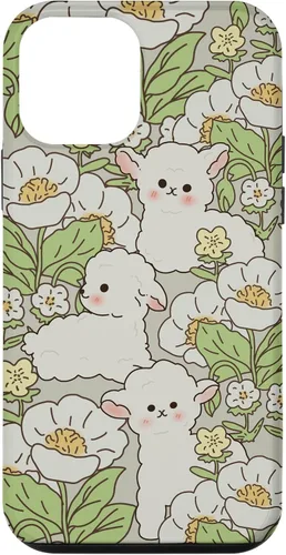Miniatura 15 de Funda para iPhone 11 Pro Max con diseño de margaritas y cordero, flores de granjero