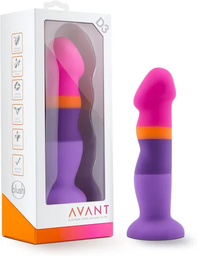 Miniatura 12 de Consolador Blush Avant Opal Dreams de 6 pulgadas ~ Consolador de silicona curvado para punto P para punto G ~ Arnés de base de ventosa compatible